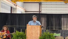 Paul's Fan Company President Todd Elswick hosts ribbon cutting at new manufacturing facility