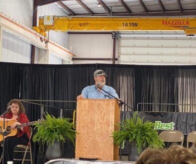 Paul's Fan Company President Todd Elswick hosts ribbon cutting at new manufacturing facility