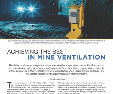 Paul's Fan Company featured in April 2025 North American Mining
